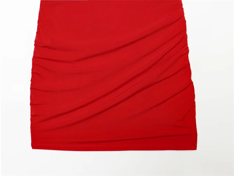 Vestido de mujer 2025 nueva moda Panel de malla Mini vestido personalidad Chic vestido delgado de las señoras