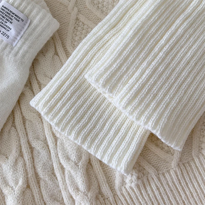Autum Winter Lolita Style 70cm Leg Warmers Socks Female Knitted Warm Foot Cover Women Warmer Lady Crochet Heap Socks Boot Cuffs