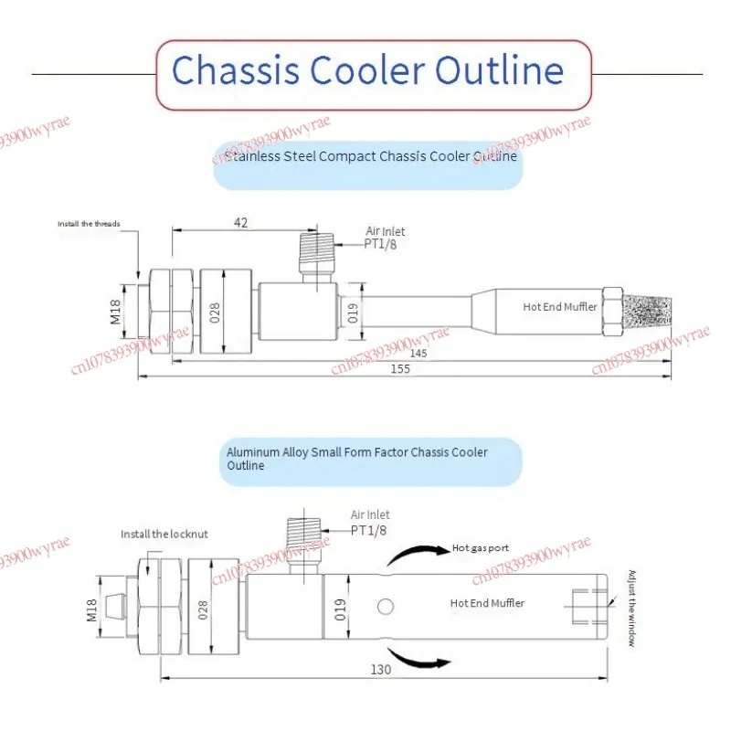 High quality motor cabinet cooling eddy current tube cooler air conditioner stainless steel large chassis cooler