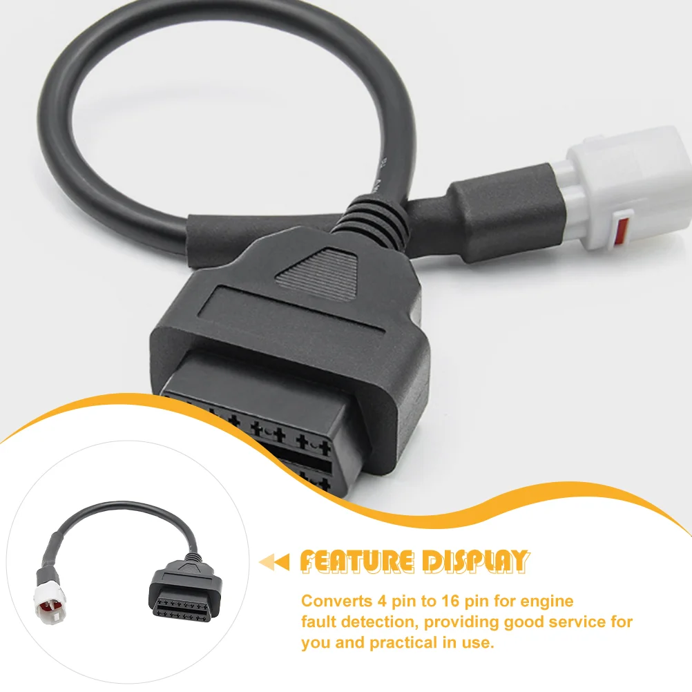 Fault Detection Cable for Motorcycle Adapter Diagnostic Obd2 Engine Diagnosis