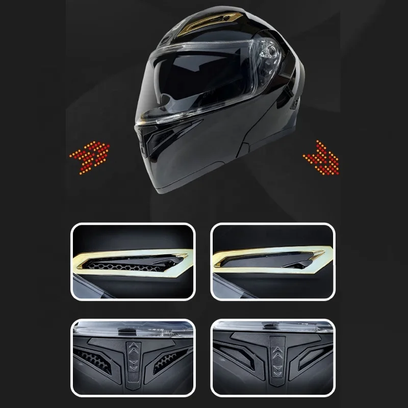 OEM Hot-sale Flip Up full face Helmet black knight Casque Helmets Motorcycle