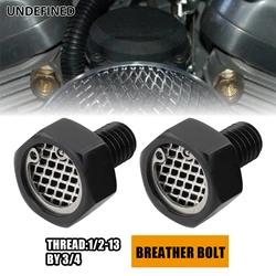 Motorcycle Head Breather Bolts Kit For Harley Big Twin Touring Road King Sportster XL 883 1200 Dyna Low Rider Softail Street Bob