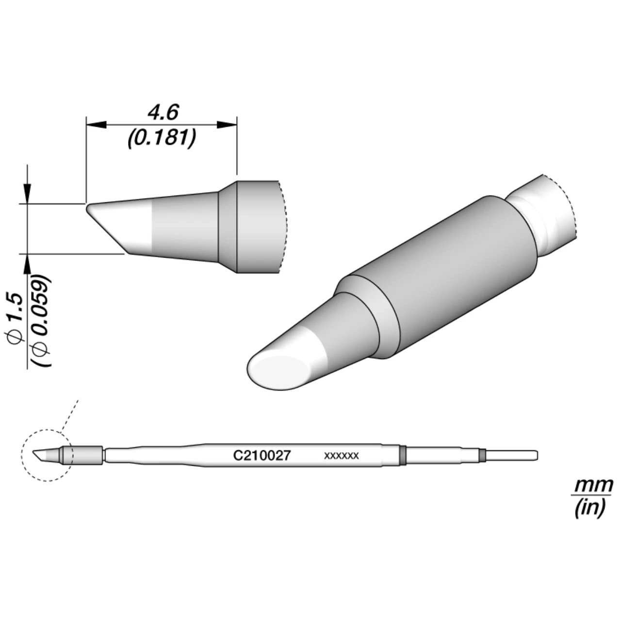 JBC Original 210 Series Soldering Iron Tips Professional Lead-free Heating Welding Tip For CDS Soldering Station SMD Repair Tool