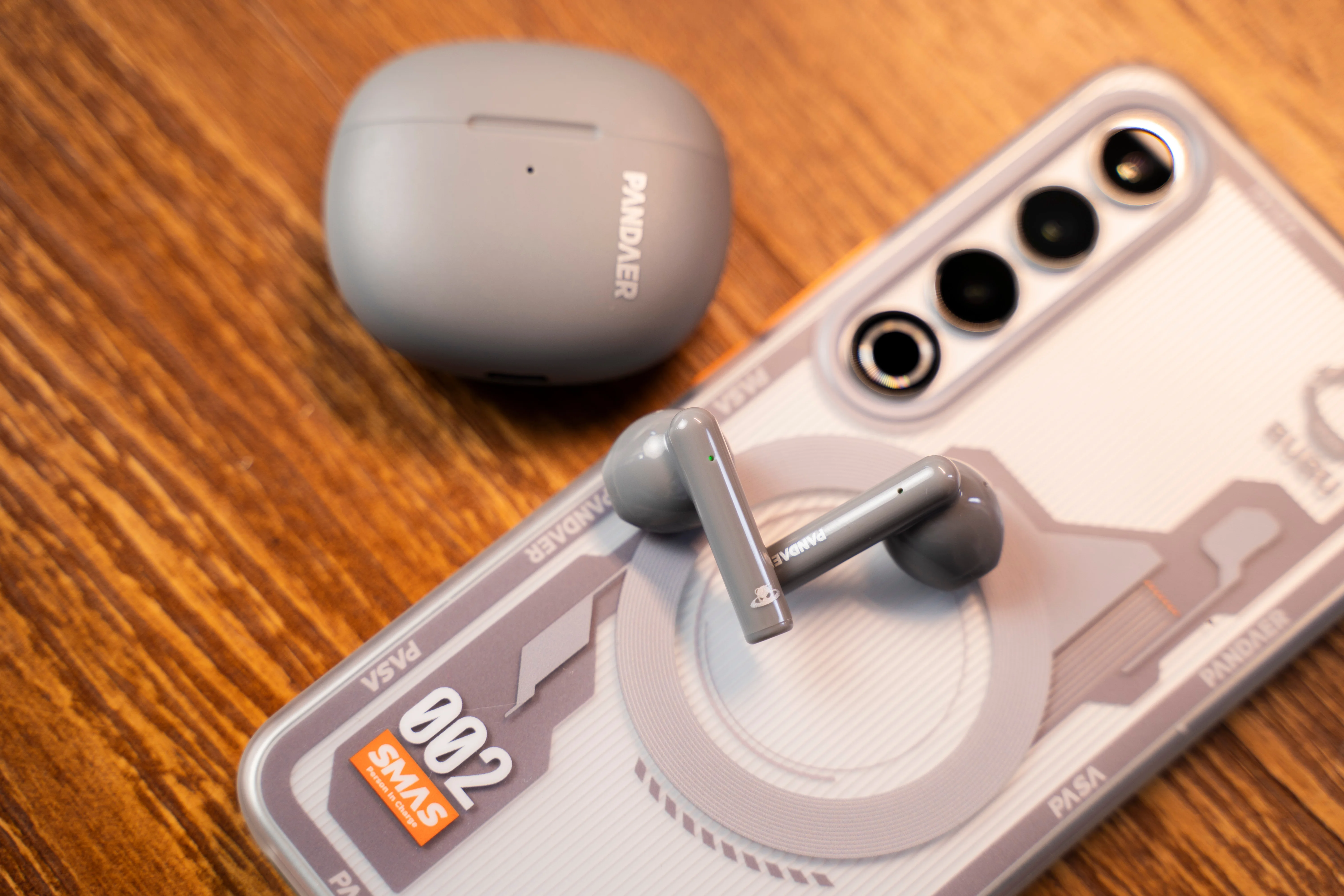 Meizu PANDAER Air True Bluetooth Gaming Earphone Pebble Shaped Low latency ENC Noise Reduct 25H Long Range Wireless Headphone