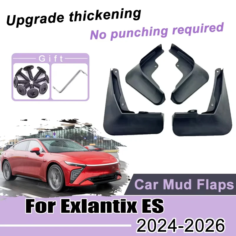 

Car Mudflaps For Exlantix ES 2024 2025 2026 Exeed ES7 Sterra ES 4pcs Mudguard Mud Splash Anti-fouling Guards Fenders Accessories