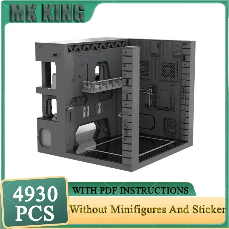 

Moc Building Bricks Military AT-ST Hangar Model Building Technology Modular Star Movie Series Blocks Construstion Toy Gifts