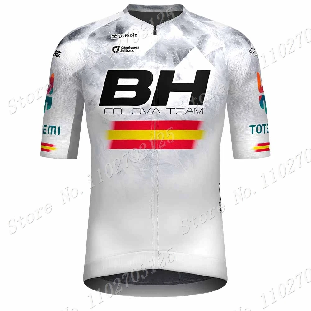 Maillot BH Coloma Team 2024 Cycling Jersey Set Mens Short Sleeve Red Clothing Road Bike Shirts Suit Bicycle Bib Shorts MTB Wear