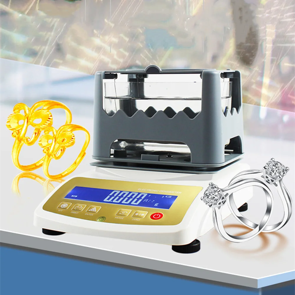 300g/600g/1200g (0.01/0.001g) Precious Metal Gold Densitometer Platinum True False Tester Silver K Gold Density Purity Tester