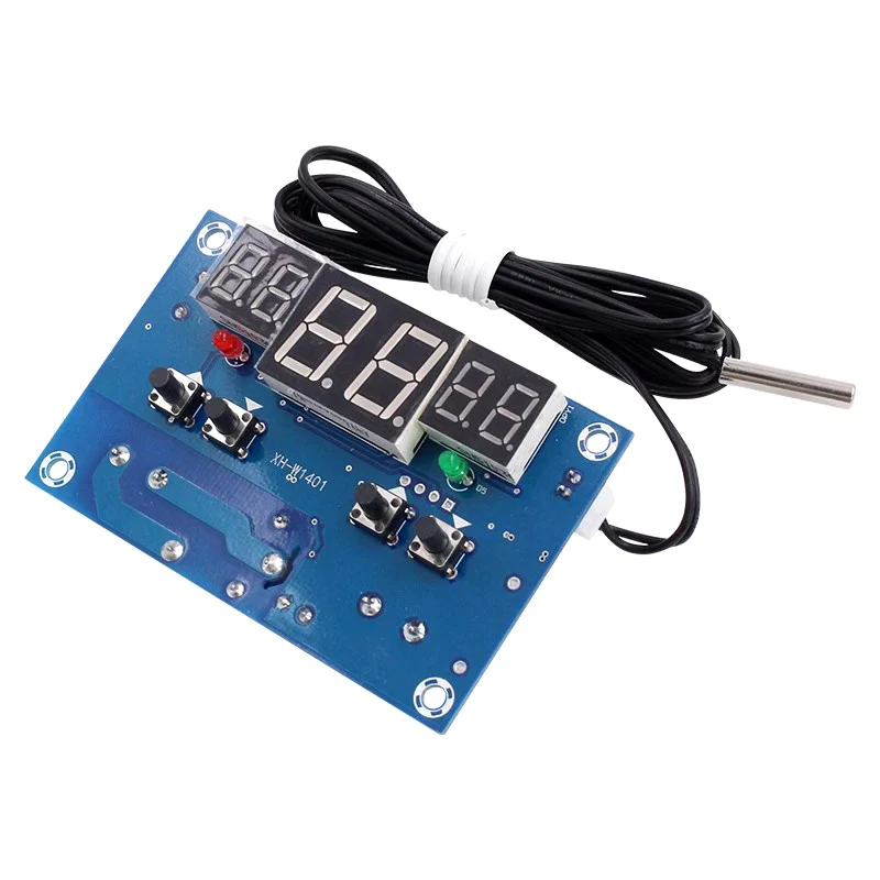 W1401 Termostato Modulo display digitale intelligente a LED Modulo regolatore di temperatura termostato Modulo sensore NTC DC 12V