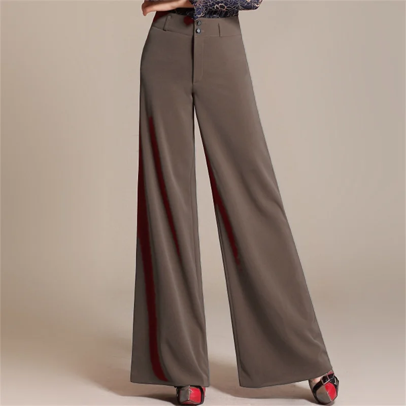 New Wide-leg Pants Suit High-end Women's Casual Loose High Waist Drooping Big Feet