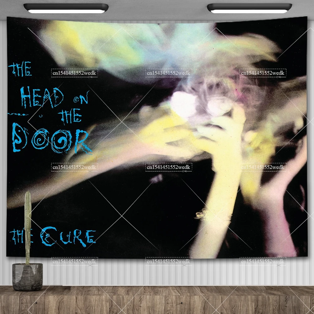 The CURE Disintegration Posters Band Tapestries Macrame Wall Hanging Music Album Tapestrys Bedroom Decoration Aesthetic Flags