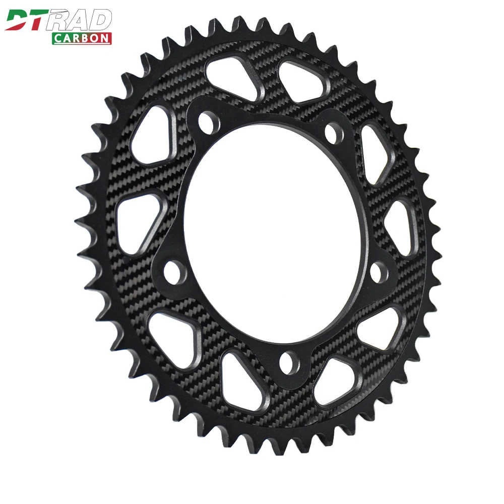 

Aluminum Alloy Carbon Fiber Rear Sprocket Hub Cover Gear Wheel Disc 45T For BMW S1000RR M1000RR 2019-2024 Motorcycle Accessories