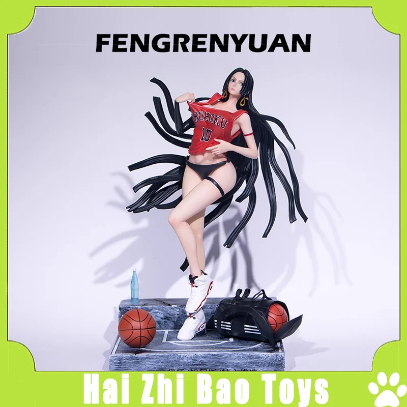 One Piece GK Basketball Empress Han Cook Seven Martial Arts Sea Slam Dunk Expert Beautiful Girl Handmade Statue Model Ornament