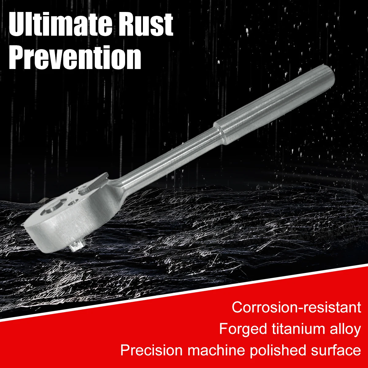 SFREYA T1165 Titanium Ratchet Wrench 1/4