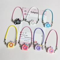 for 17cm Labubu Doll Mini DIY Camera Dress Up Plush Toy Accessories Dollhouse Hanging Neck Accessories Dollhouse Pendant