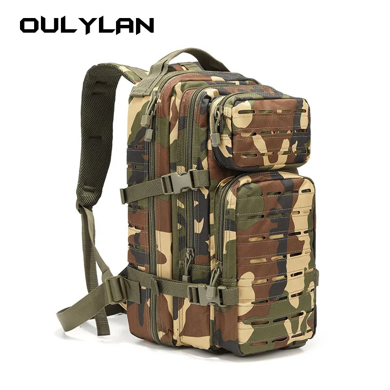 

OULYLAN 3P Tactical Rucksack Waterproof Laser Cut Camping Backpack Multifunctional Outdoor Sports Climbing Hiking Hunting Bags