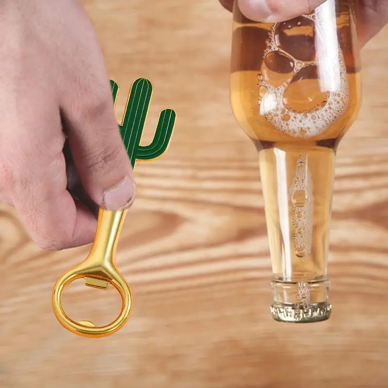 Wedding Mexican Party Favors Gold Colored Handle Beer Opener Unique Bottle Opener Sturdy Portable Party Favors for Weddings