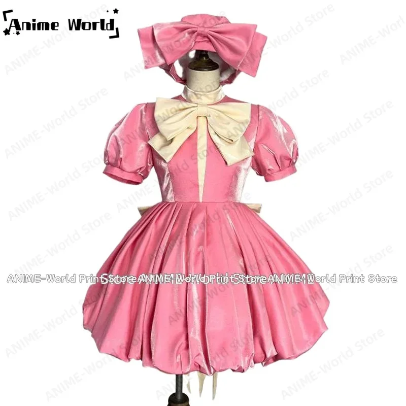 

Cardcaptor Sakura: Clear Card Sakura Kinomoto Pink Cosplay Costume Set Halloween Role Play Carnival Clothing No Pants