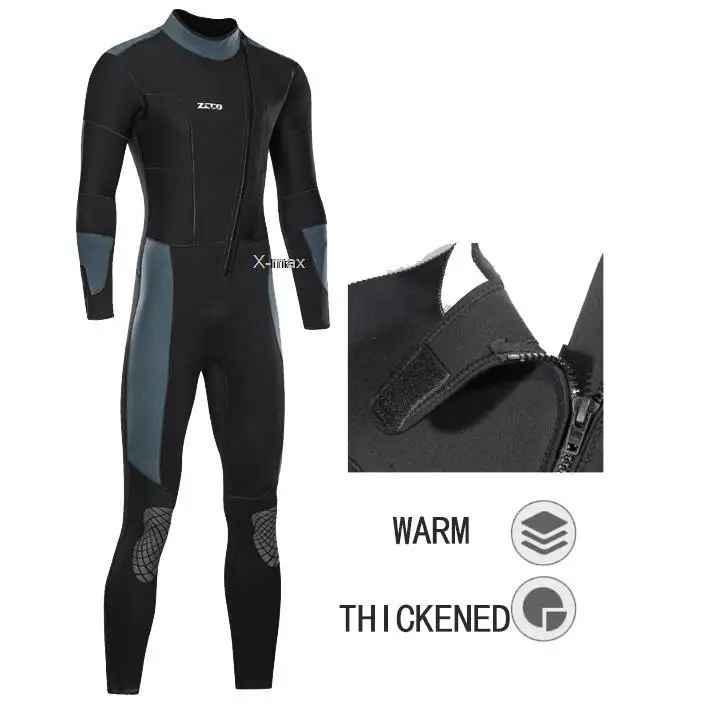 Women Men 5mm Neoprene Wetsuits Full Body Scuba Diving Suit Snorkeling Surfing Swimming Long Sleeve Keep Warm Water Wetsuits