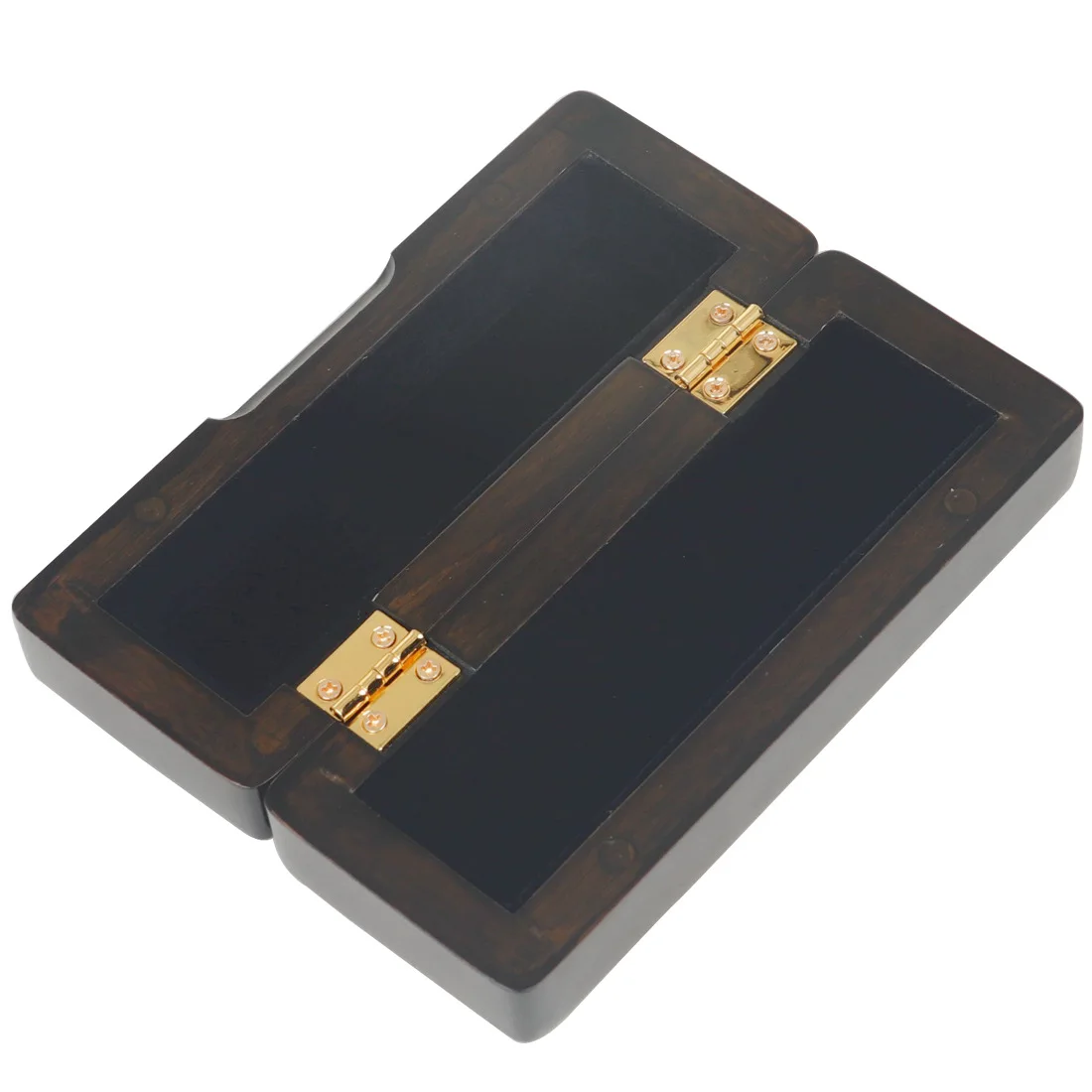 High-End Saxophone Mouthpiece Box Mouthpiece Bag Solid Wood Mouthpiece Case Maple Flannel Lining Mouthpiece Storage Box
