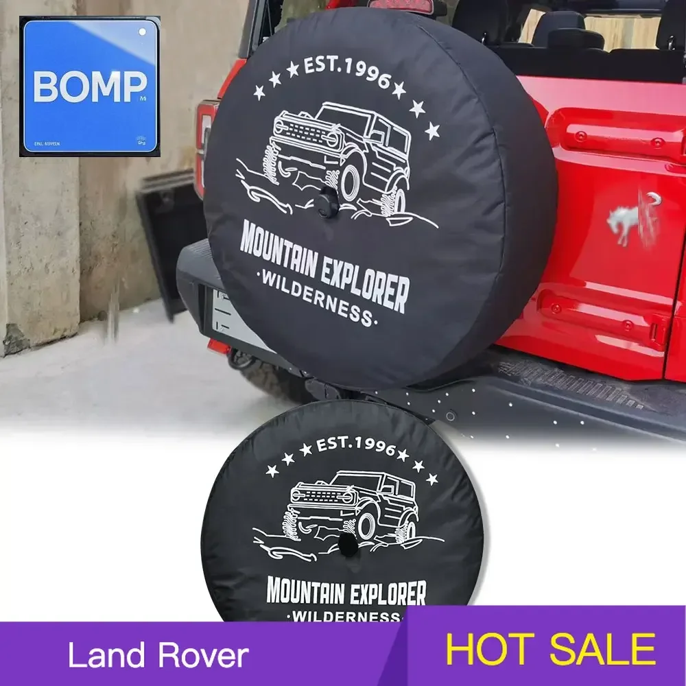 

Car exterior accessories 32 inches Spare Tire Cover Back Wheel Cover Storage Bag Protector For Ford Bronco 2021 2022