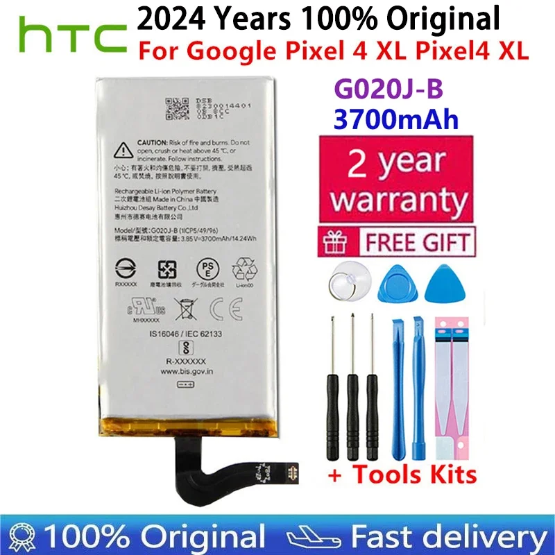 

100% Original High Quality 3700mAh G020J-B Battery For HTC GOOGLE Pixel 4 XL Pixel4 XL High Quality Replacement Phone Bateria