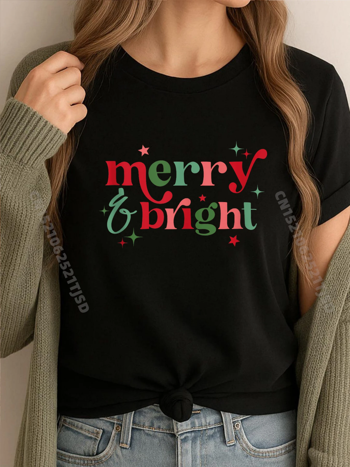 

Веселые и яркие рождественские футболки с рисунком 9364, женские футболки большого размера на Хэллоуин