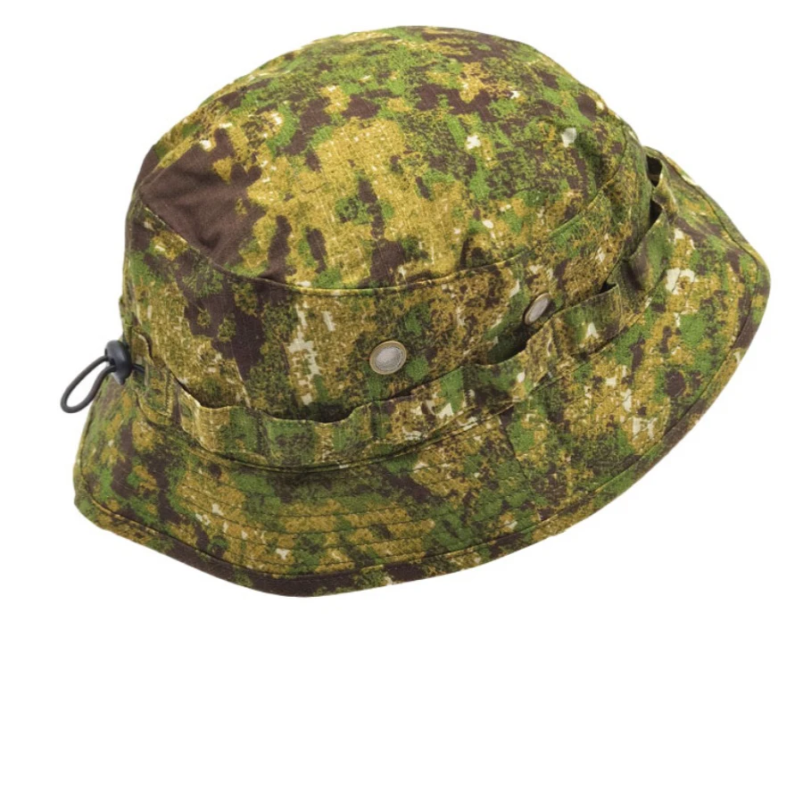 Short Brim Bush Hat Green Zone Camouflage Shade Waterproof Wear Breathable Tactical Fisherman Cap