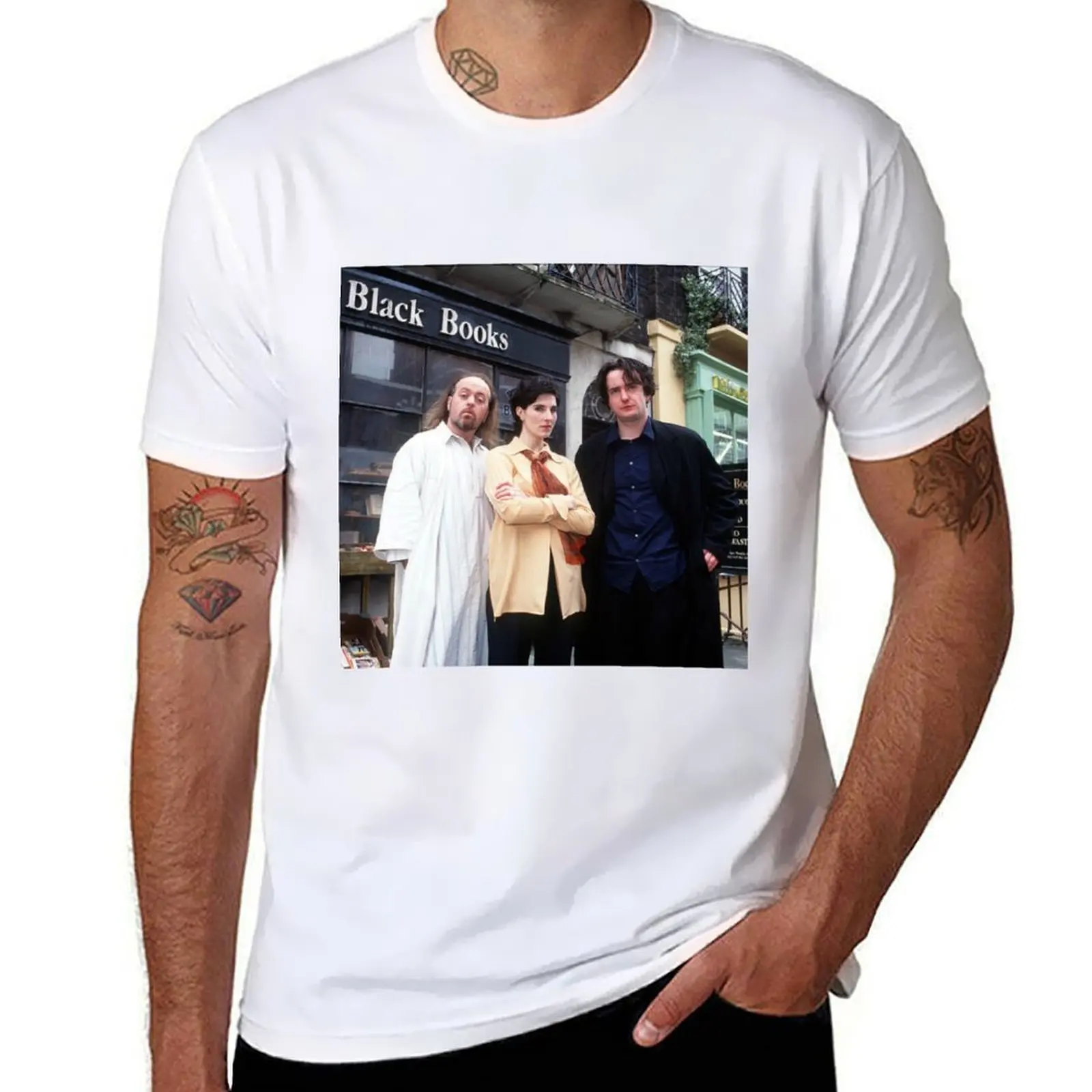 

Black Books T-Shirt t shirt man cotton men t shirt cotton 100% t shirt for man T-Shirt