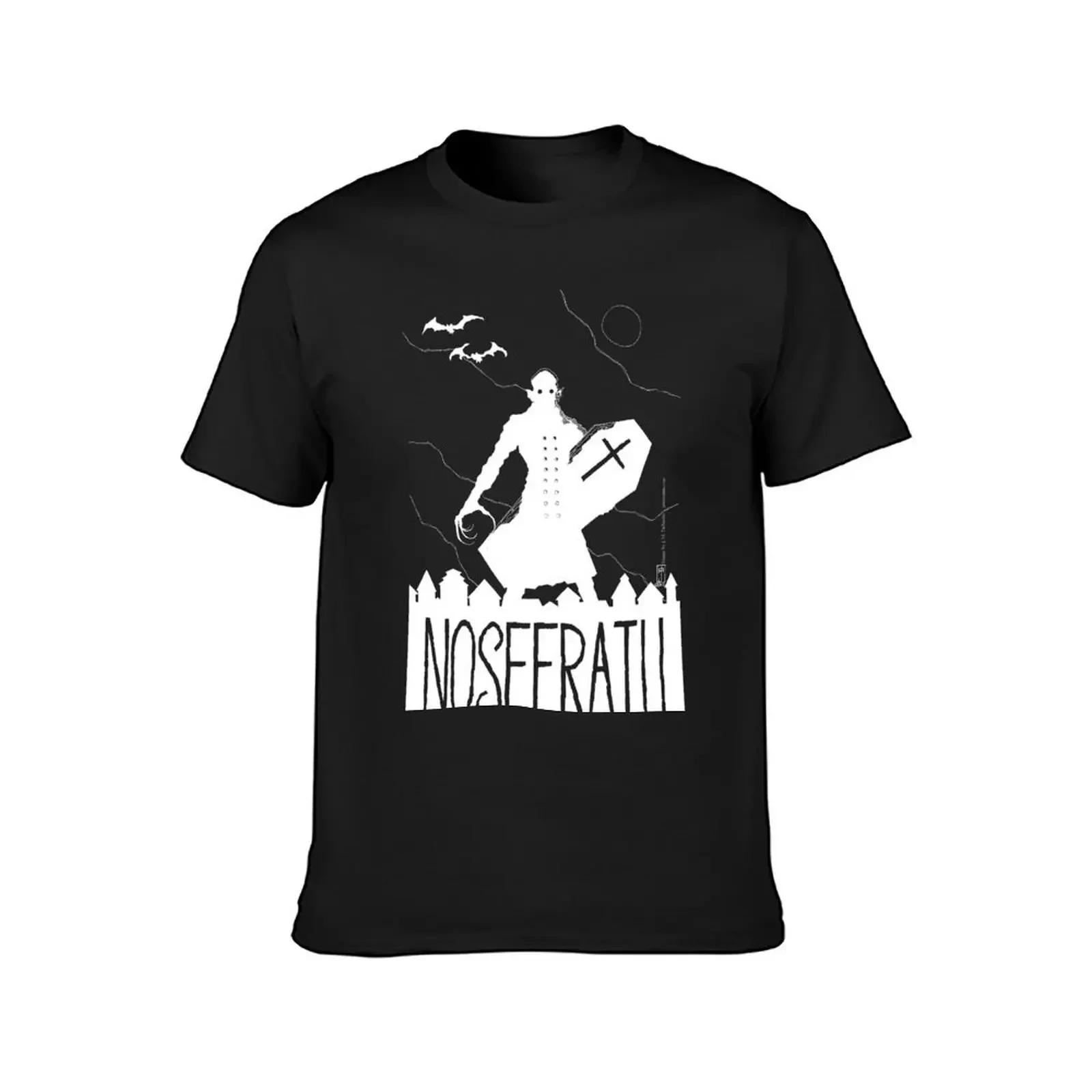 Nosferatu Minimalist (Inverted) T-Shirt anime quick-drying men clothes