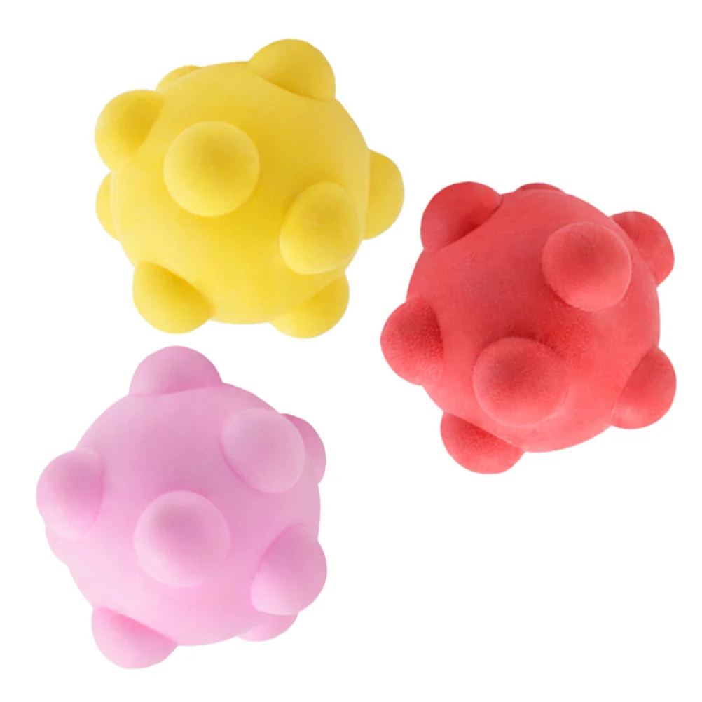 

3 Pcs Dog Treat Puppy Playing Teething Ball Pet Molar Plaything Practical Chew Toy