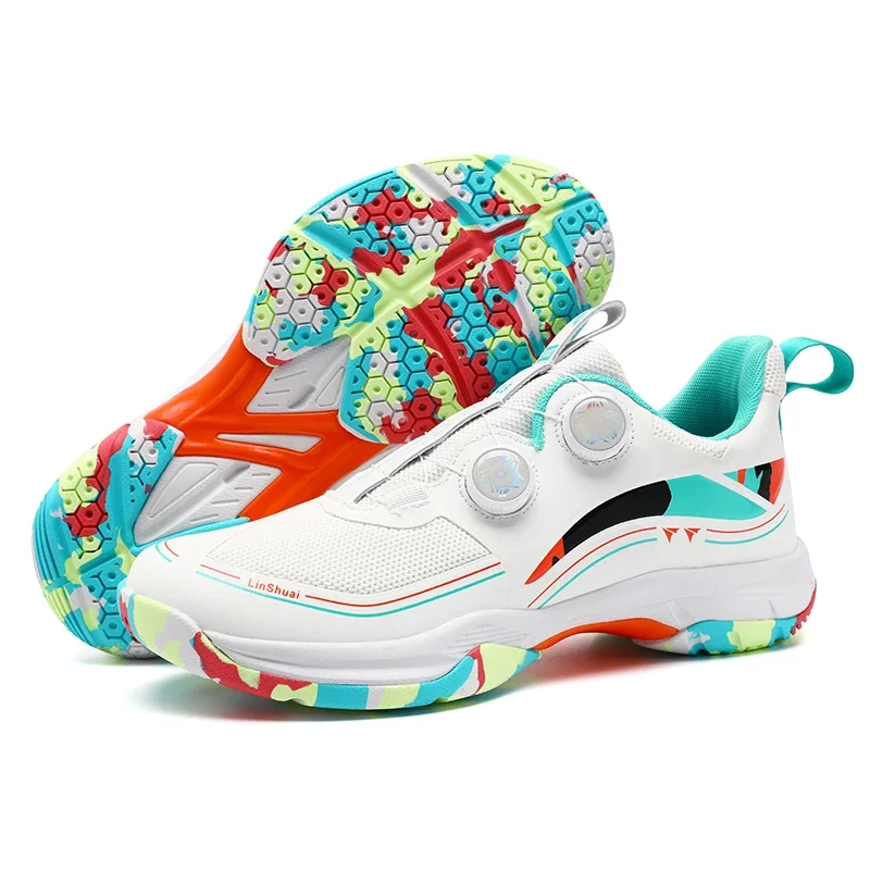 

2026 Original Brand New Luxury Professional Table Tennis Shoe Designer Quick Lacing Badminton Gym Shoe Comfortable Court Shoe 36
