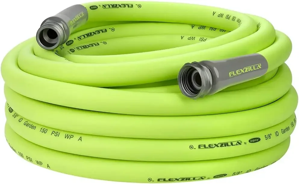 Garden Hose 5/8 in. x 50 ft, Heavy Duty, Lightweight, Drinking Water Safe, ZillaGreen - HFZG550YW-E