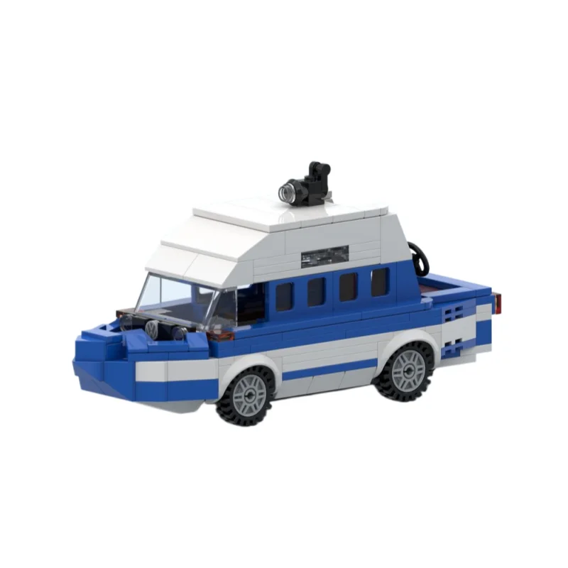 

Серия моделей синих грузовиков MOC - Конструктор из мелких деталей, 265 элементов - Подходит для всех любителей для сборки на рабочий стол