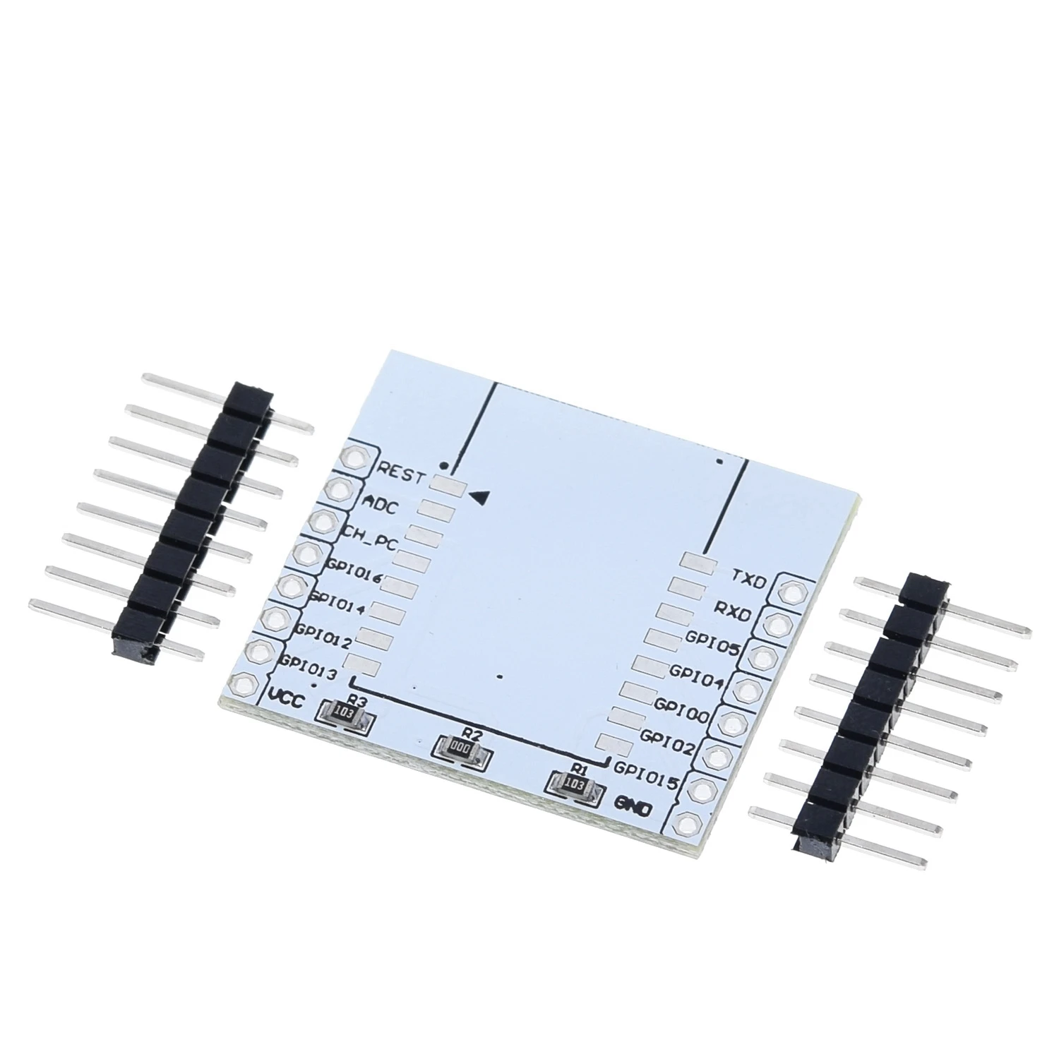 TZT  ESP8266 serial WIFI module adapter plate Applies to ESP-07, ESP-08, ESP-12E