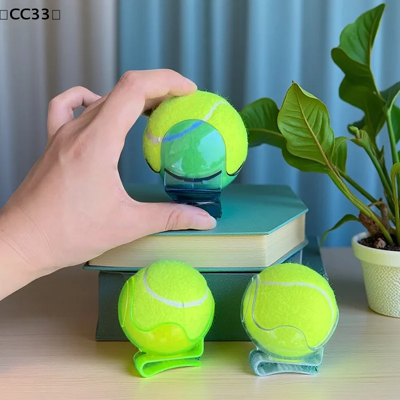 

Зажим для теннисных мячей, тренировочное оборудование, прочная конструкция, зажим для теннисных мячей на пояс, держатель для теннисных мячей, доступно 3 цвета〔CC33〕