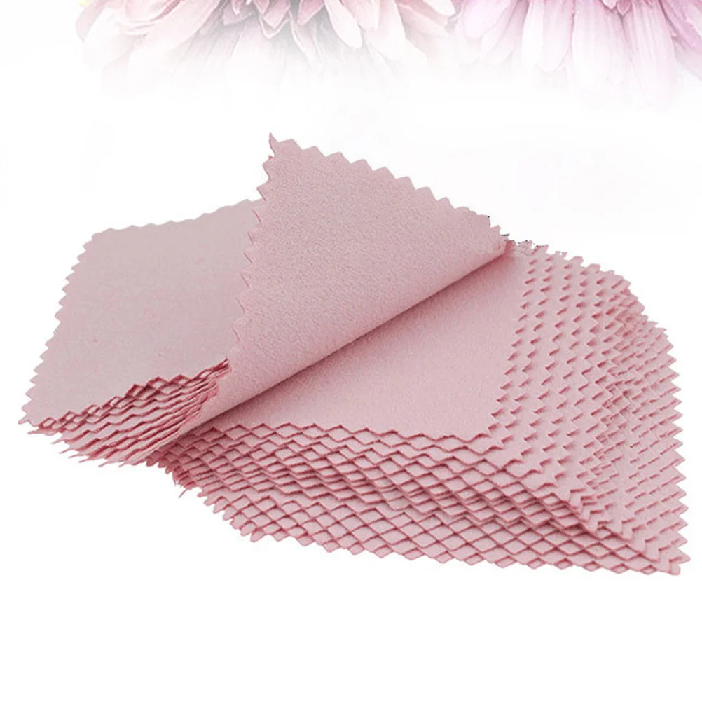 50 قطعة قماش تنظيف المجوهرات السماء- مادة متينة محمولة لساعة المجوهرات الفضية زجاج عدسة الهاتف كاميرا الكمبيوتر #2