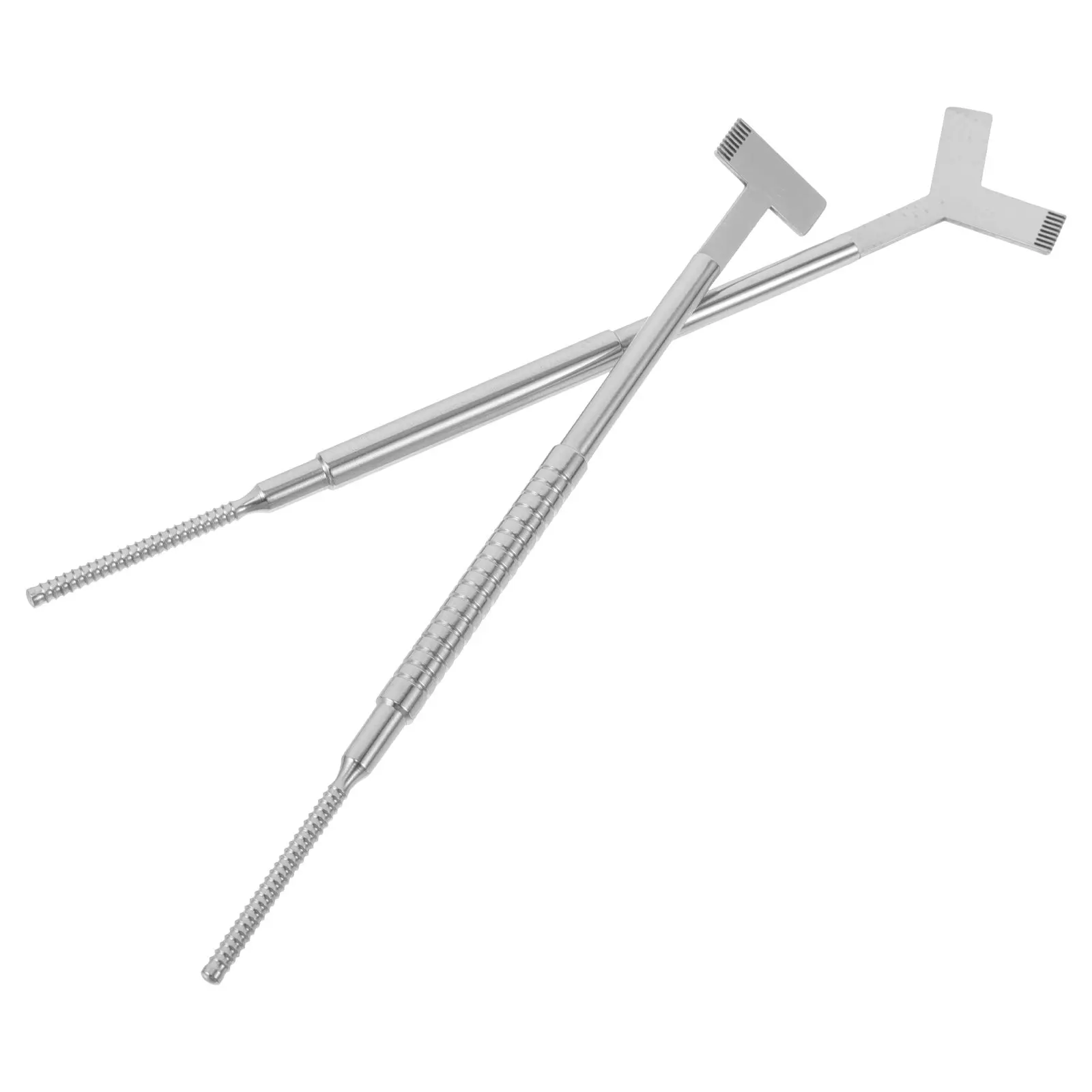 2Pcs Metal Eyelash Tool Set Lash Separator Comb Y T Comb Lash Lifting Rod Perm Curling Extensions Tinting Lifting Lashes Kit