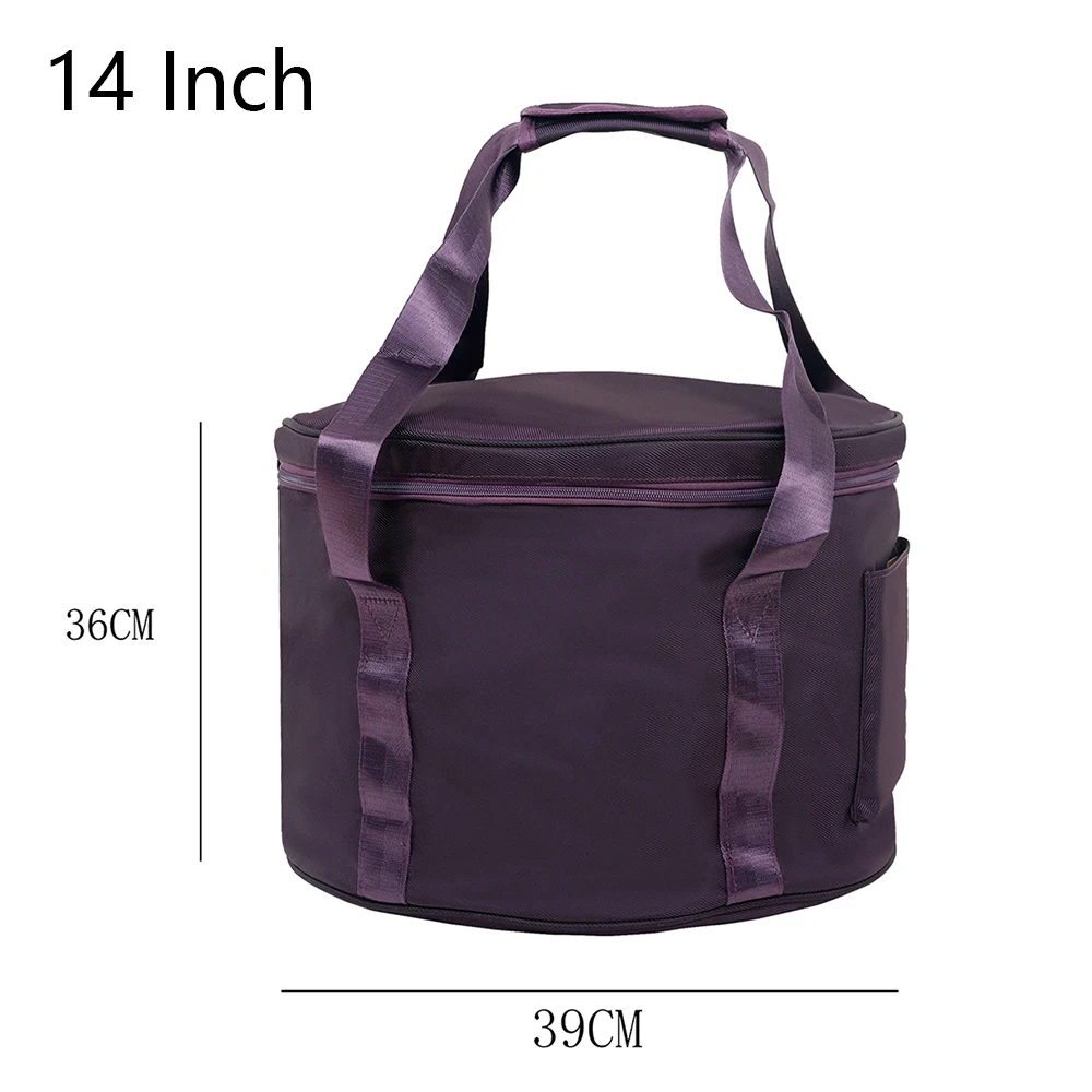IRIN Crystal Bowl Case Paars Klankschaal Handtas 8/10/12/14 Inch Crystal Bowls Tas Percussie Instrument Onderdelen & Accessoires