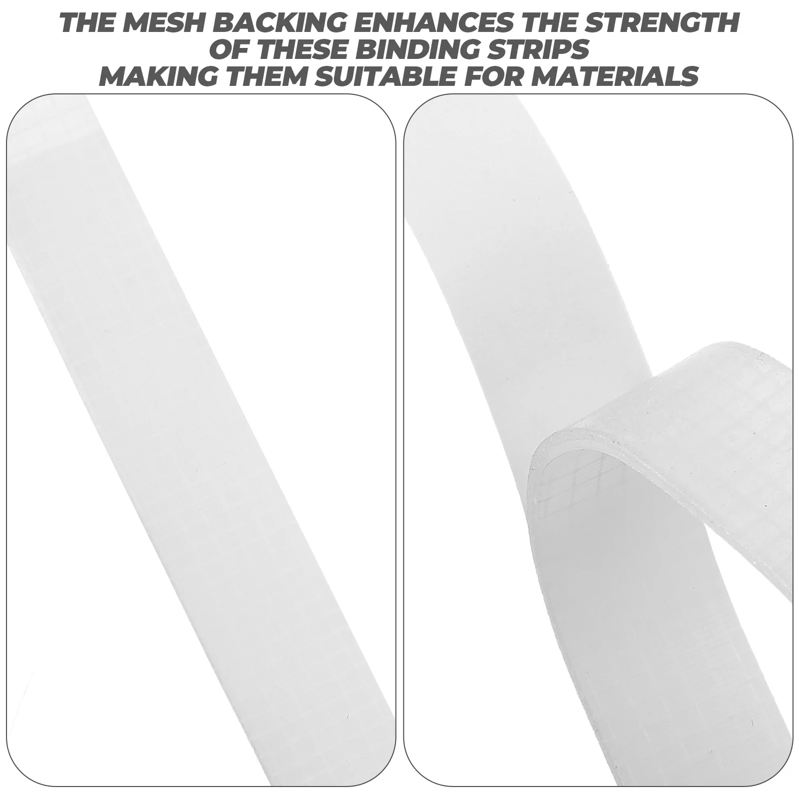 

30pcs Binding Glue Strips Mesh Backing For Book Repair Office Use Plastic Craft Tape Scrapbooking Document Binding Bookbinding