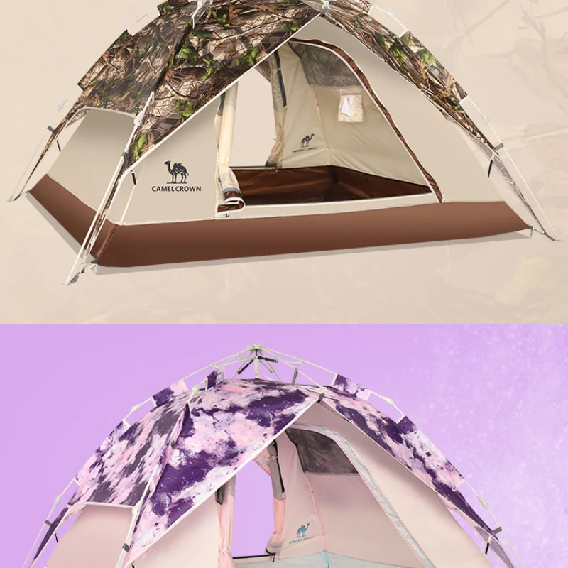 Outdoor Tent Portable Hydraulic Automatic Easy-to-Put-up Tent Travel Wild Camping Camping Equipment Supplies