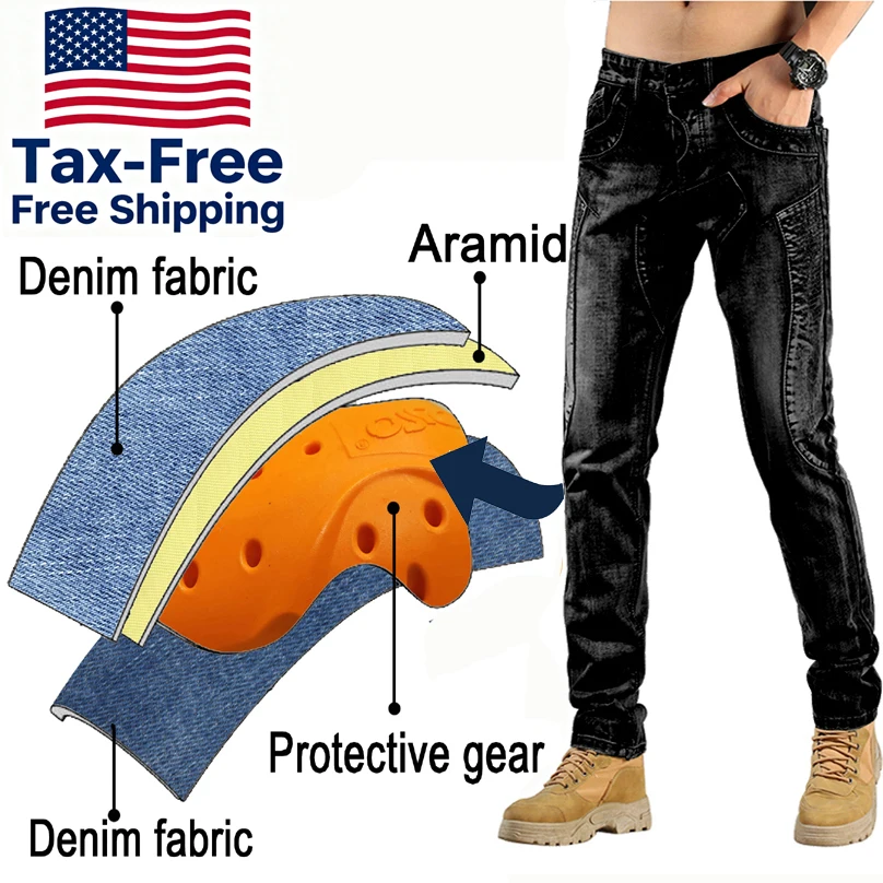 

Винтажные мотоциклетные джинсы, мужские кевларовые защитные брюки, классический стиль, армированное арамидным гоночным снаряжением