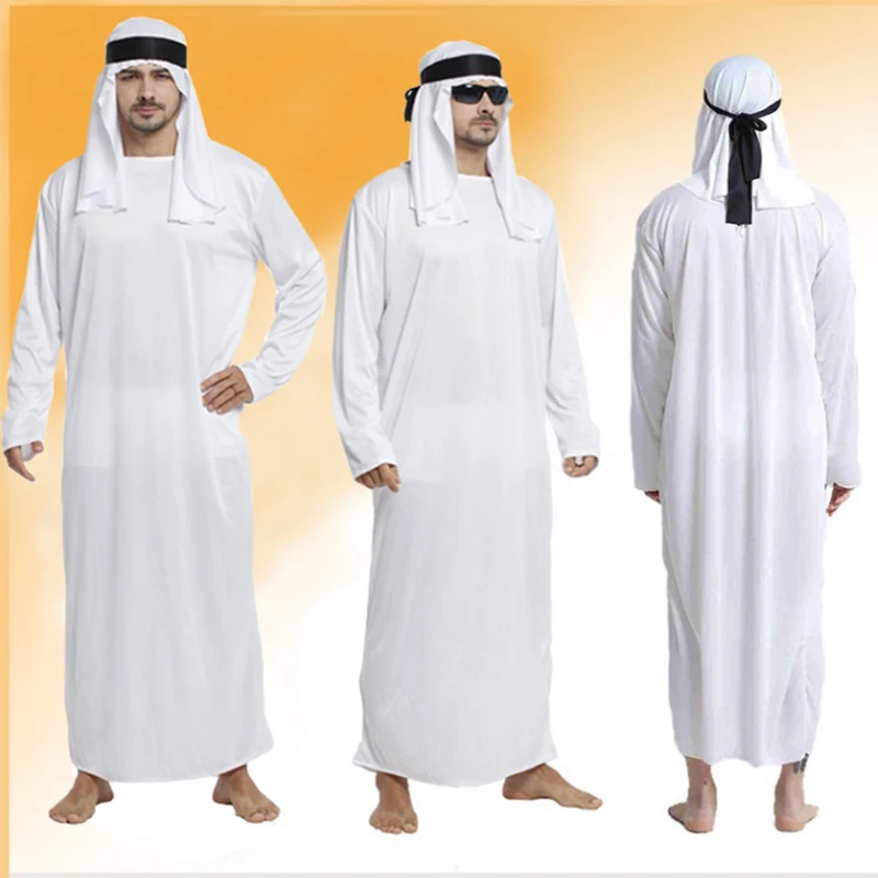 Arabian Prince King Costume for loween Middle East Performance Dubai Prince S epherd Outfit Traditional Ethnic Stage...