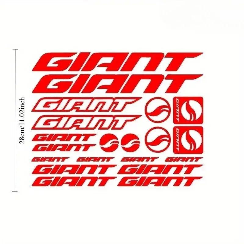 

1set Reflective Vinyl Bike Stickers Kit for MTB Bicycle Frame & Wheel Decor