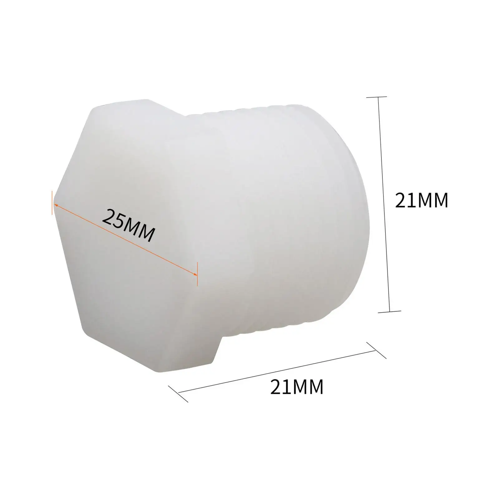 

White PVC Drain Plug Repair Part for RV and Camper Hot Water Heaters Easy Install Durable Furniture Accessory