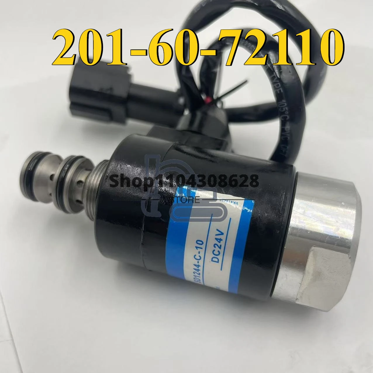 

203-60-62161 201-60-72110 203-60-56560 Swing Motor Solenoid Valve For Komatsu PC60-6 PC60-7 PC120-5 201-60-65170 203-60-62171