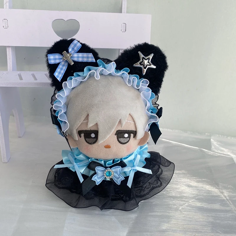 10cm cotton doll handmade custom exquisite clothes lace bow nunu doll headband cute skirt Korean idol doll replacement outfit