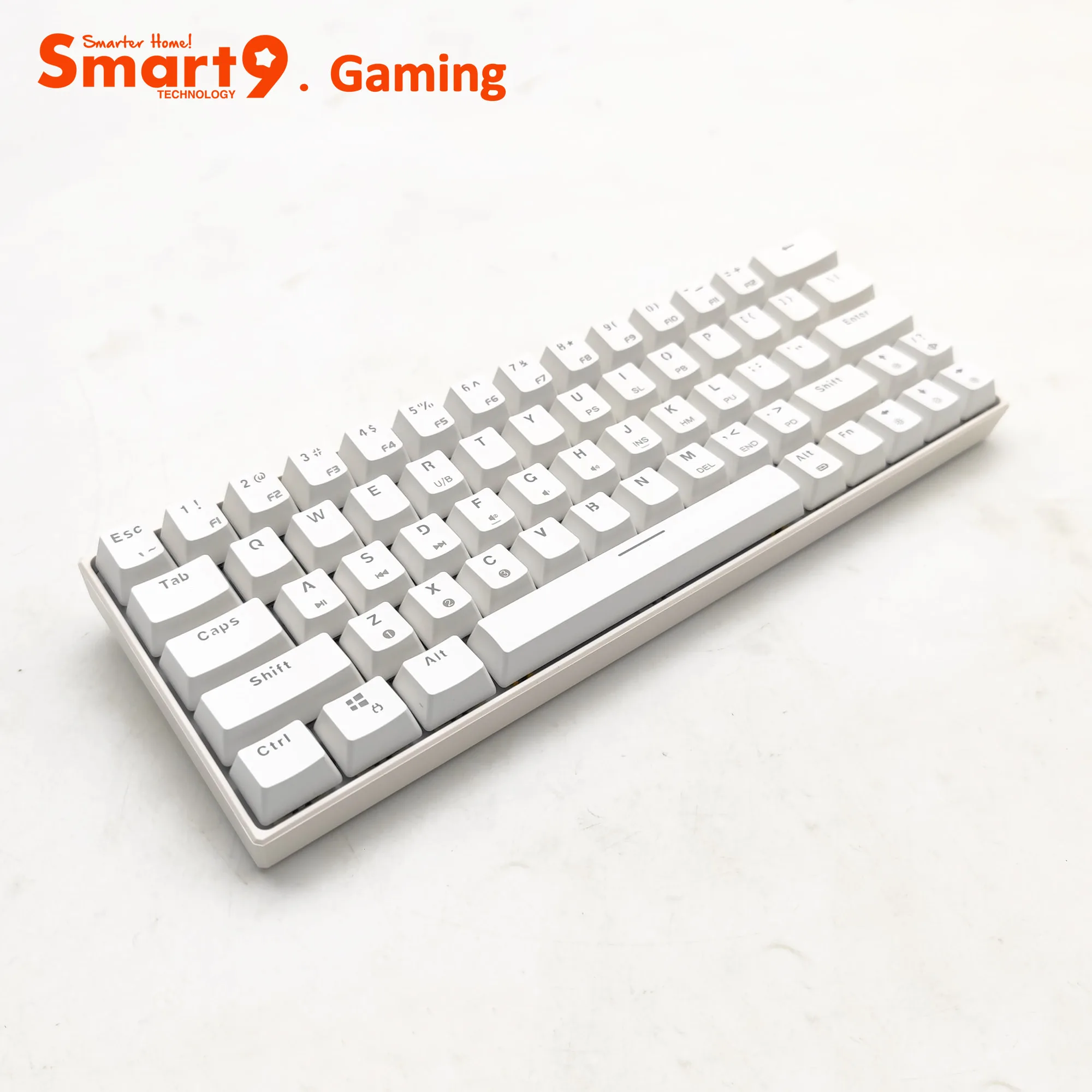 Smart9 63Key Layout Full RGB Backlit Wireless Dual Mode Mechanical Keyboard for Gaming and Office