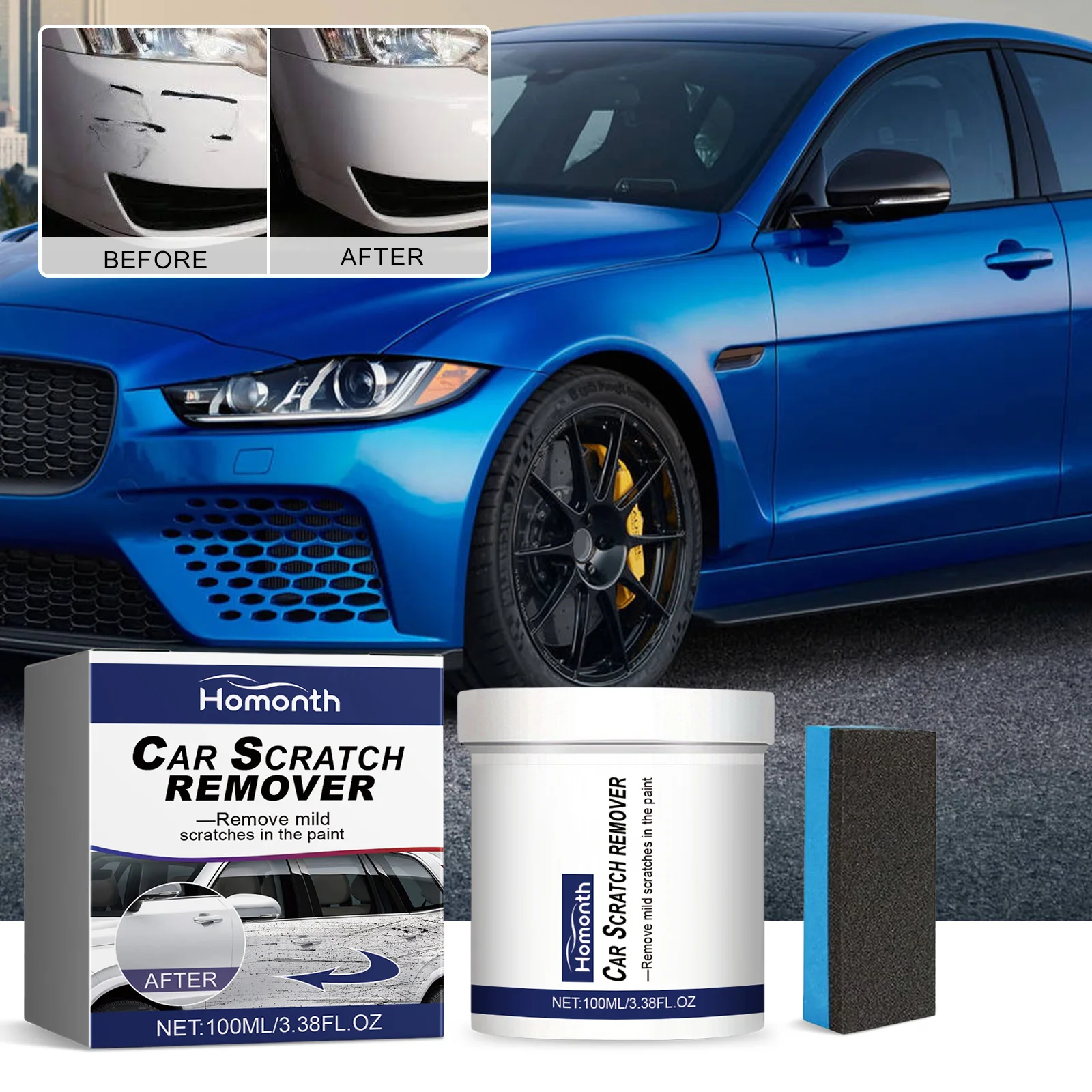 Car Scratch Repair Polishing Kit Repair Car Paint Scratch Polishing Renovation Coating Kit