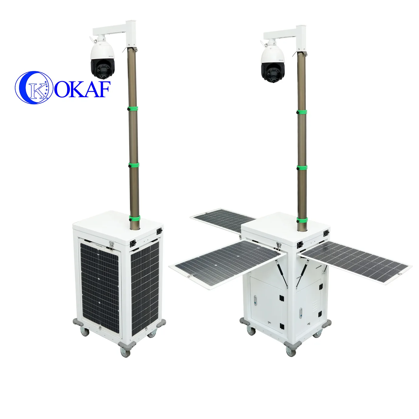 

Mining & Industrial Sites Security All-In-One Surveillance Solution Mobile Solar Surveillance Cabinet For Rent